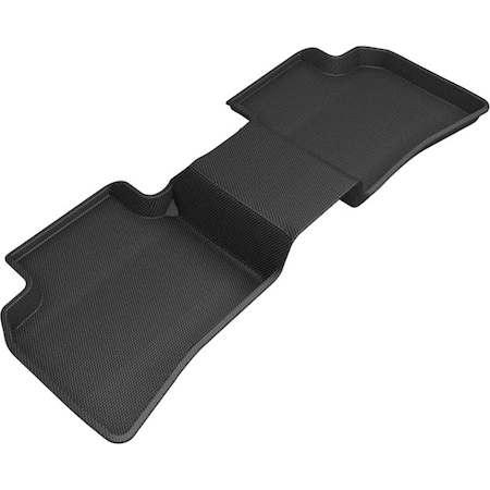 Fiesta D02021509Kagu 2nd Row Floor Mat - Black FI1806252